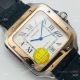 (GB) Swiss Replica Cartier Santos de Watch Two Tone Rose Gold White Dial (3)_th.jpg